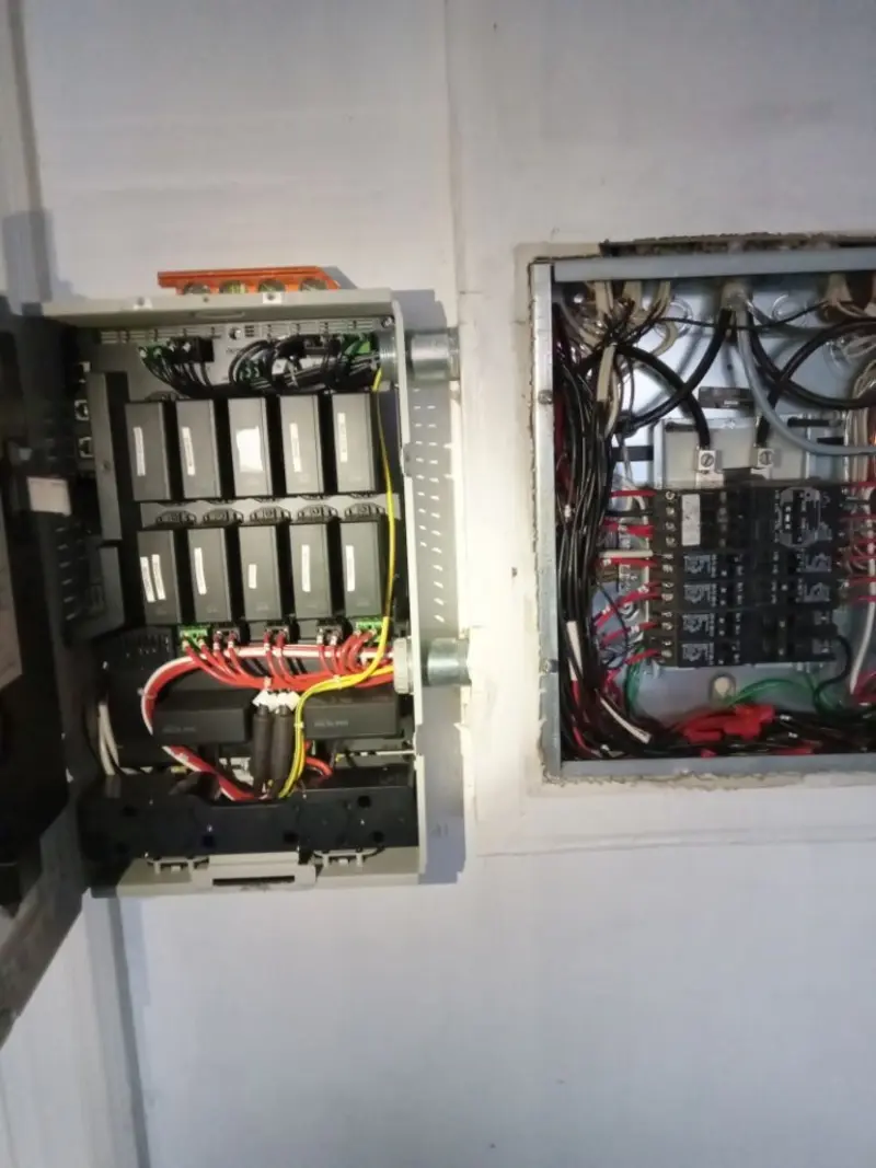 Electrical panel upgrade completed for Indoor Lighting Installation in Randallstown